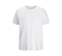 Jack & Jones Plus Maglietta da Uomo Jjeorganic Basic Tee SS O-Neck Noos PS, Bianco, 6XL