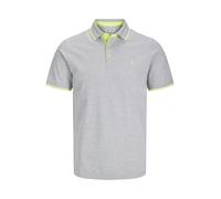 Jack & Jones Plus Maglietta 'JJEPAULOS' grigio chiaro / lime Uomo Jack & Jones Plus 6XL grigio chiaro / lime