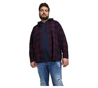 JACK&JONES PLUS Twill Maglia, Port Royale, 7XL Uomo