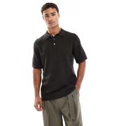 Jack & Jones - Polo a maniche corte in maglia marrone L