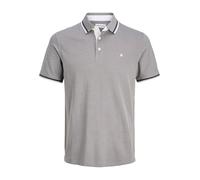 Jack & Jones Polo da Uomo Jjepaulos SS Noos Pls, Ultimate Grey, 3XL