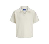 JACK & JONES Polo da Uomo Joralmeria Texture S, Bianco Antico, L