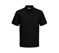 JACK & JONES Polo da Uomo Plus Size Logo Polo, Nero, 3XL