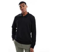 Jack & Jones Polo a maniche lunghe Bradley felpata Nero M
