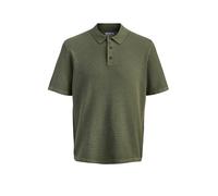 Jack & Jones George Knit Polo Ss Sn Short Sleeve Polo Verde S Uomo
