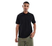 Jack & Jones - Polo nera testurizzata-Nero S