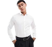 Jack & Jones Premium - Camicia super slim stretch elegante bianca-Bianco XS