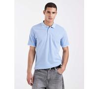 Jack & Jones Premium - Polo azzurra con riga a contrasto sul colletto-Blu XS