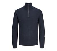 Jack&Jones Pullover a coste con mezza zip Blu da Uomo M Blu