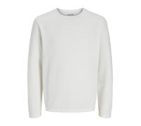 JACK & JONES Jjegeorge Knit Crew Neck Noos Maglione Lavorato a Maglia, Cloud Dancer, M Uomo