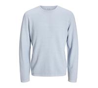 JACK & JONES Jjegeorge Knit Crew Neck Noos Maglione Lavorato a Maglia, Chambray Blue/Dettagli: w. Cloud Dancer, XXL Uomo