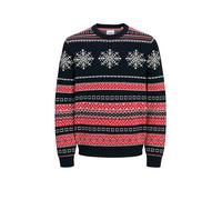 JACK & JONES Pullover JJXMAS blu | XL