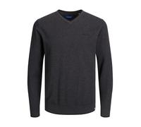 JACK & JONES Pullover 'JORTons' antracite Uomo - Abbigliamento - Pullover e cardigan - Pullover - Pullover con scollo a V JACK & JONES L
