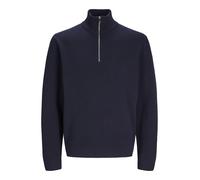 Jack & Jones Premium - Maglione blu navy con zip corta S
