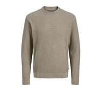 Jack&Jones maglia uomo girocollo trama rombi beige L