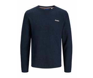 JACK & JONES Pullover 'Paul Tons' blu notte / arancione / bianco Uomo - Abbigliamento - Pullover e cardigan - Pullover - Pullover girocollo JACK & JONES M