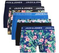 Jack & Jones S Boxer da uomo, confezione da 5 pezzi, in cotone, Confezione da 5 colori 01, S