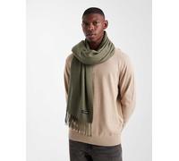 Jack & Jones - Sciarpa kaki con nappe-Verde One Size