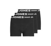 JACK & JONES SENSE TRUNKS 3-PACK NOOS JNR, Boxer Bambini e ragazzi, Nero, 12 anni