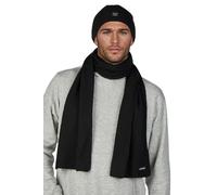 JACK & JONES Set con cappello e sciarpa da uomo 2-in-1, set invernale, berretto, sciarpa, colori nero/blu/grigio/beige, Nero , Taglia unica