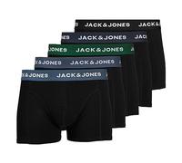 JACK & JONES - Set di 5 boxer da uomo, colore: Nero, taglia intima: S, articolo: Black/Blue