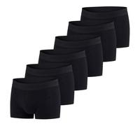 JACK & JONES Set di 6 boxer da uomo, Basic Trunk, boxer elasticizzati, biancheria intima, in cotone, nero, rosso, verde, blu, grigio, S, M, L, XL, XXL, 3XL, Confezione da 1, L