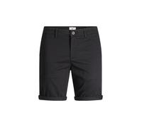 JACK & JONES Pantaloni Corti Uomo Vita Media Pantaloni Chino Bermuda Regular Fit, Colore:Nero, Taglia:M