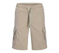 JACK & JONES Shorts Jpstcole Dylan-Pantaloncini Cargo Mid Jnr, Crockery, 12 Anni Uomo