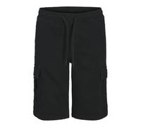 JACK & JONES Shorts Jpstcole Dylan-Pantaloncini Cargo Mid Jnr, Nero, 12 Anni Uomo