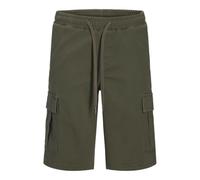JACK & JONES Shorts Jpstcole Dylan-Pantaloncini Cargo Mid Jnr, Olive Night, 12 Anni Uomo