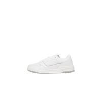 JACK & JONES Sneackers con allacciatura intrecciata, fodera in mesh di poliestere per un look non trasparente e punta tonda. Bianco