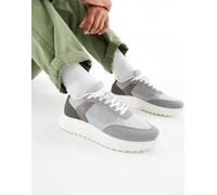 Jack & Jones - Sneakers stile runner grigie-Grigio 40