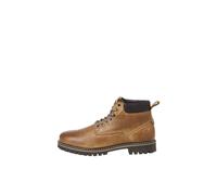 JACK & JONES Stivali da uomo Jfwqueensway in pelle, Honey, 43 EU