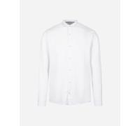 JACK & JONES Jjesummer Band Linen Shirt LS SN Pantaloni Chino, Bianco, M Uomo
