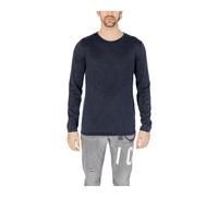 Jack & Jones - T-shirt girocollo vintage a maniche lunghe - - Tops - Uomo - Blu - S