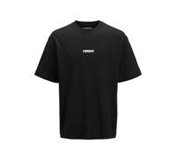 JACK & JONES T-Shirt Jcocnz Berlin Graphic-Maglietta, Nero, XXL Uomo