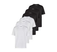 Jack & Jones T-Shirt Uomo Basic Regular Fit JACJEANS CREW NECK TEE Set Da 6