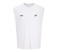 JACK & JONES Tank Top Jcocnz Berlin-Canottiera, Bianco, S Uomo