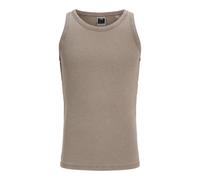 JACK & JONES Tank Top Jcoconcrete Washed Rib-Canottiera, Desert Tortora, XS Uomo