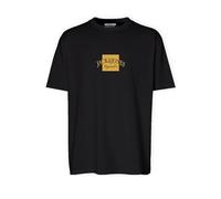 JACK & JONES Tee Jorboston SS Crew Neck Fst-Maglietta a Maniche Corte, Nero, M Uomo