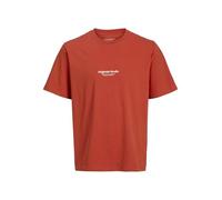 JACK & JONES Tee SS Crew Neck Jorvesterbro-Maglietta Girocollo Noos Mni, Summer Fig, 104 cm Uomo