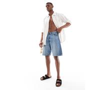 Jack & Jones - Tony - Pantaloncini di jeans ampi lavaggio blu chiaro XS
