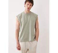 Jack & Jones - Top senza maniche squadrato oversize verde salvia S
