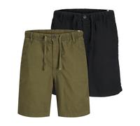 Jack&Jones Uomo Bermuda Shorts, 2er Pacco - Jpstjaiden Campagna Hybrid Bondi