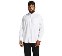 Camicia da uomo - taglie forti Jack & Jones Oxford (GT) Blanc 5XL