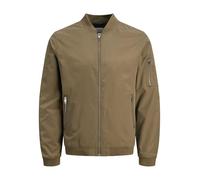 JACK & JONES Uomo Giacca Bomber Leggera Giacca College Basic Blouson Giacca di Transizione Elasticizzata Senza Cappuccio JJERUSH., Colore:Verde-2, Dimensione Giacca:XL
