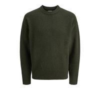 JACK & JONES Uomo Jjesoho Ollie Knit Girocollo SN, Verde (Borsone), M, Verde (Borsone da Viaggio), M