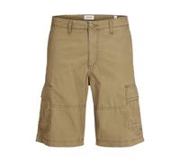 Jack & Jones Bermuda Cargo Jpstcole Mateo Mid - cotone con tasconi - Elmwood (marrone) S