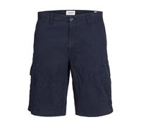 JACK & JONES Short Mid Jpstcole Mateo Cargo-Pantaloncini da Uomo, Taglia Media, Navy Scuro