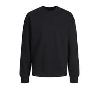 JACK & JONES Uomo Maglia Basic Maglione Manica Lunga Girocollo Caldo Pullover Senza Cappuccio JJESTAR, Colore:Nero, Dimensione Maglia:XL